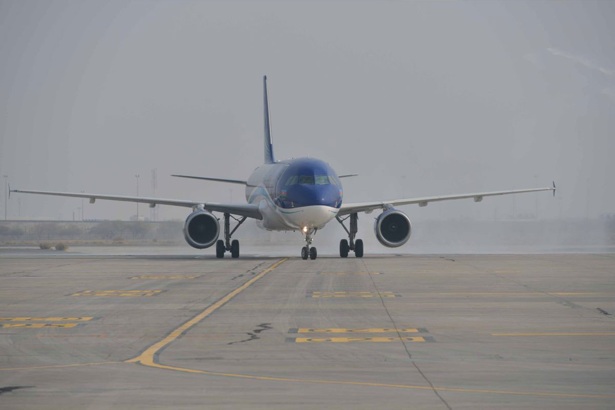 AlKazemi Group celebrates Azerbaijan Airlines first direct flight to Kuwait.