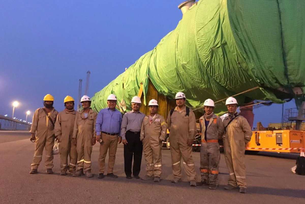 Al-Kazemi & Al-Majdouie Transport Complex Cargo for KNPC Clean Fuel Project